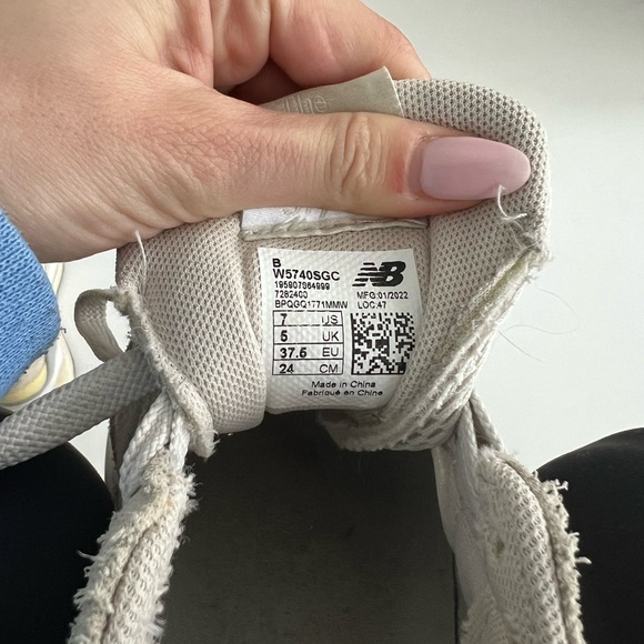 New balance 57/40 dad shoe sneaker grey - Picture 5 of 5